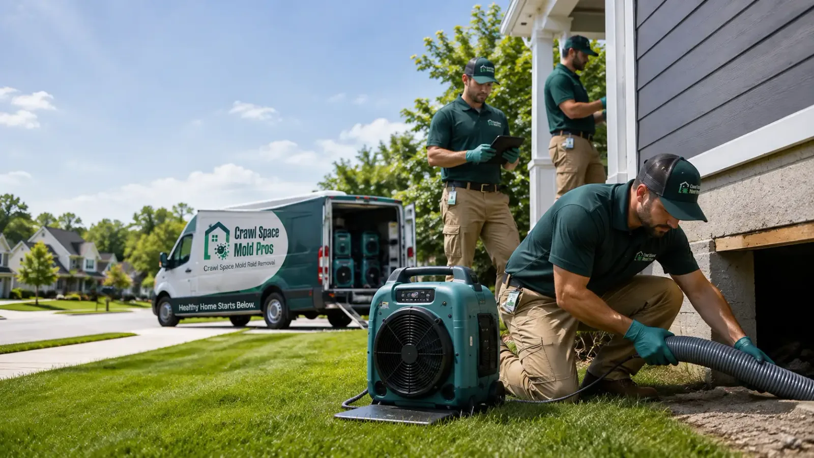Crawl Space Mold Removal in Richland, NY